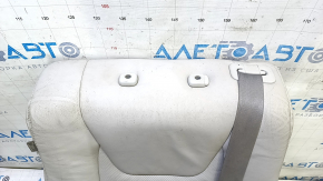 Right rear seat backrest, 2nd row, Lexus RX350 RX450h, 10-12 beige leather, perforated, dry-cleanable