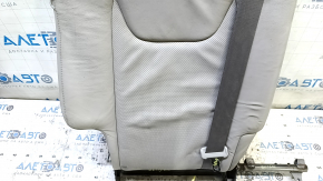 Right rear seat backrest, 2nd row, Lexus RX350 RX450h, 10-12 beige leather, perforated, dry-cleanable