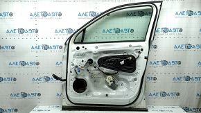 VW Tiguan 18-24 keyless front right door assembly, white LC9A, with bumpers