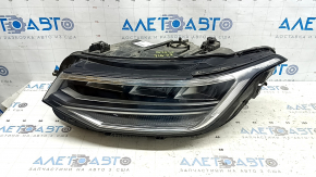 Left front headlight assembly for VW Tiguan 22-24 LED, ready for polishing