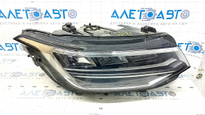 Right front headlight assembly for VW Tiguan 22-24 LED, ready for polishing