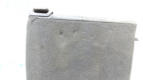 Left rear seat back, 2nd row, VW Tiguan 18-21, black leather, perforation, tear