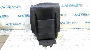 Right rear seat backrest, 2nd row, VW Tiguan 18-21, black leather, perforated