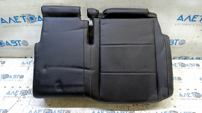 Left rear seat cushion, 2nd row, VW Tiguan 18-21, black leather, perforated, for cleaning