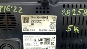 VW Tiguan 23-24 digital instrument cluster, 5k, sooty