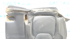 Left rear seat cushion for Jeep Cherokee KL 15 - black leather with white stitching, perforated, ready to clean