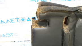 Left rear seat cushion for Jeep Cherokee KL 15 - black leather with white stitching, perforated, ready to clean