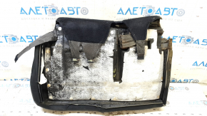 Left rear seat cushion for Jeep Cherokee KL 15 - black leather with white stitching, perforated, ready to clean