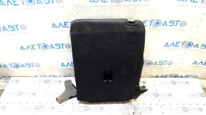 Right rear seat back for Jeep Cherokee KL 15 - black leather with white stitching, perforated, ready to clean
