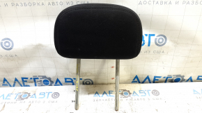 Rear center headrest, 2nd row, Dodge Journey 11-20, black cloth, scratches, rusty guides