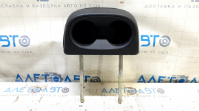 Rear center headrest, 2nd row, Dodge Journey 11-20, black cloth, scratches, rusty guides