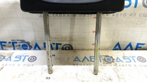 Rear center headrest, 2nd row, Dodge Journey 11-20, black cloth, scratches, rusty guides