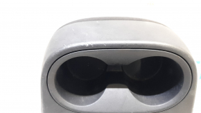 Rear center headrest, 2nd row, Dodge Journey 11-20, black cloth, scratches, rusty guides