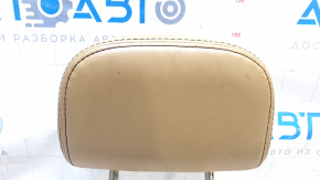 Rear center headrest, 2nd row, Dodge Journey 11-20, brown leather, scratches, needs cleaning, rusty guides