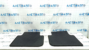Set of floor mats for 5 seats for VW Tiguan 20-24, black rubber