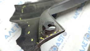 Rear bumper bare Toyota Avalon 13-18 silver, missing fragment, scratches, dented, broken fasteners