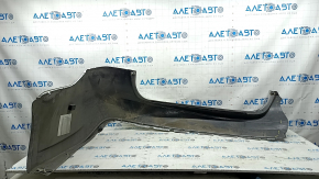 Rear bumper bare Toyota Avalon 13-18 silver, missing fragment, scratches, dented, broken fasteners