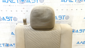 Right rear seat back, 3rd row, Dodge Journey 11-19, beige fabric, with headrest, dented, dry cleanable