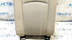 Rear seat backrest, 3rd row, left, Dodge Journey 11-20, beige cloth, dry cleanable