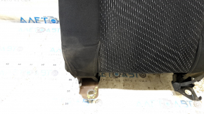 Left rear seat back, 3rd row, Dodge Journey 11-19, black cloth, for cleaning