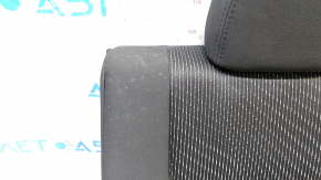 Left rear seat back, 3rd row, Dodge Journey 11-19, black cloth, for cleaning