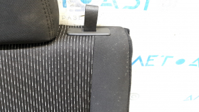 Left rear seat back, 3rd row, Dodge Journey 11-19, black cloth, for cleaning