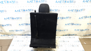 Left rear seat back, 3rd row, Dodge Journey 11-19, black cloth, for cleaning