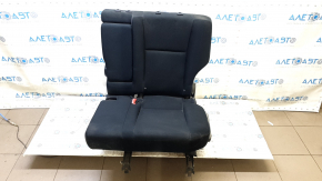 Rear seats, 2nd row, left, Toyota Rav4 13-15, black cloth, with armrest, for cleaning