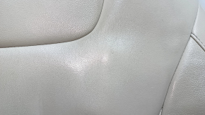 Ford Edge 15-24 driver's seat back upholstery, gray and black leather, heated, worn, cracked