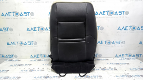 Ford Edge 15-24 passenger seat back upholstery, gray and black leather, heated
