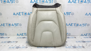 Ford Edge 15-24 passenger seat cushion upholstery, gray leather, heated, cleanable