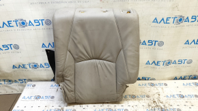 Left rear seat back, 2nd row, Lexus RX350 RX450h, 10-12 gray leather, dry-cleanable, dents