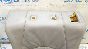 Left rear seat back, 2nd row, Lexus RX350 RX450h, 10-12 gray leather, dry-cleanable, dents