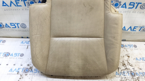 Right rear seat cushion, 2nd row, Lexus RX350 RX450h 10-12, beige leather, perforated, dry-cleanable