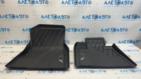 Set of floor mats for BMW X5 G05 19-23 rubber black for 2 rows OEM