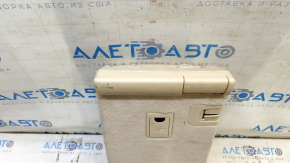Rear seat backrest-armrest, 2nd row, central, Lexus RX350 RX450h, 10-12 beige leather, dry-cleanable
