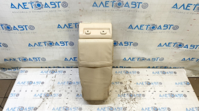 Rear seat backrest-armrest, 2nd row, central, Lexus RX350 RX450h, 10-12 beige leather, dry-cleanable