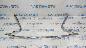 Front bumper grille frame Lexus ES300h ES350 13-15 pre-rest chrome break