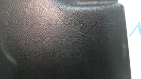 Ford Edge 15-24 lower left center pillar trim, black, scratches, whitened plastic