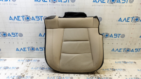 Right rear seat cushion for Chevrolet Volt 11-15, beige leather, perforation, foam break