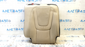 Right rear seat back for Chevrolet Volt 11-15, beige leather, perforated, dry-cleanable