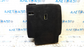 Left rear seat back for Chevrolet Volt 11-15, black leather with white insert