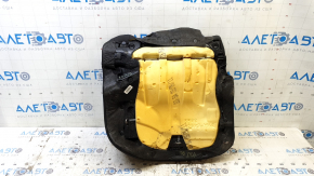 Right rear seat cushion for Chevrolet Volt 11-15, black cloth, broken foam, needs cleaning