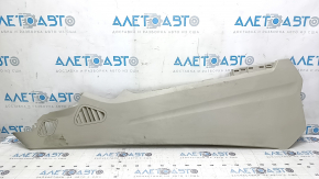Left side center console trim for Ford Edge 19-24, gray