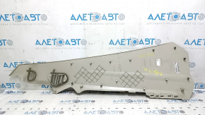 Left side center console trim for Ford Edge 19-24, gray
