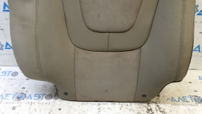 Right rear seat backrest Chevrolet Volt 11-15, gray leather with Alcantara, dry-cleanable,