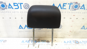 Rear left headrest for Chevrolet Volt 11-15, black leather, red stitching, dented
