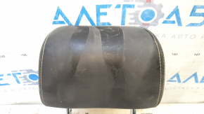 Chevrolet Volt 11-15 rear right headrest, black leather with green stitching, ready to clean