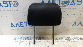 Chevrolet Volt 11-15 rear right headrest, black leather with white stitching, dry-cleanable