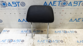 Chevrolet Volt 11-15 rear right headrest, black leather with white stitching, dry-cleanable